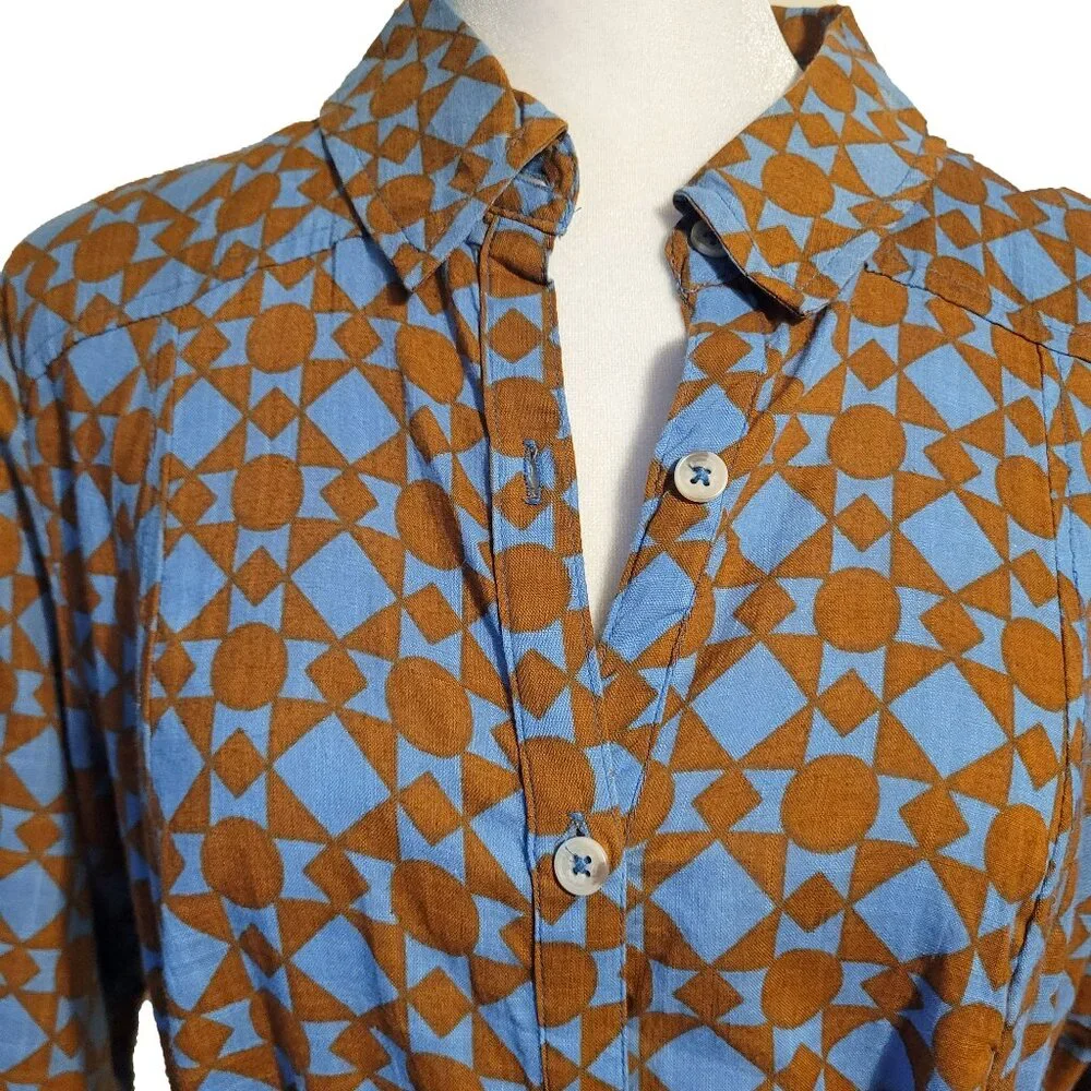 Free People Geometric Print Maxi Size XS - Picture 4 of 9